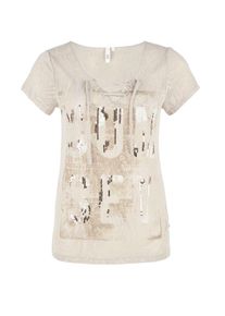 Q/S Designed By, Damen Shirt, Beige