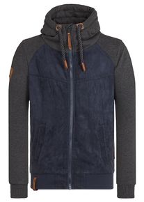 Naketano, Herren Jacke, Dunkelblau / Graumeliert