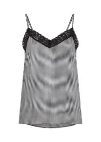 ABOUT YOU, Damen Top 'Gwyneth', Schwarz / Weiß
