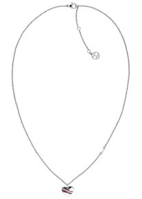 Tommy Hilfiger, Damen Kette 'Casual Core, 2780128', Dunkelblau / Rot / Silber / Weiß