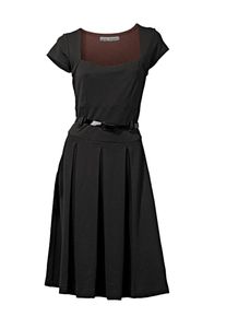Heine, Damen Jerseykleid, Schwarz