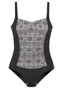 Lascana, Damen Badeanzug, Schwarz / Wei&szlig;