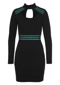 Melrose, Damen Kleid, Jade / Schwarz / Silber