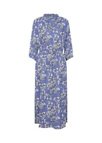 Jacqueline de Yong, Damen Kleid, Taubenblau / Weiß