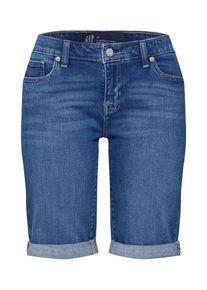 GAP, Damen Jeans 'V-BERMUDA MED MILAO DR', Blue Denim