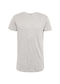 Urban Classics, Herren T-Shirt 'Shaped Long Tee', Graumeliert