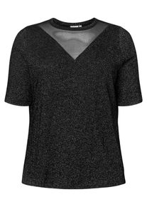 JUNAROSE, Damen Bluse, Schwarz