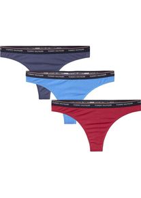 Tommy Hilfiger, Damen Slips, Blau / Hellblau / Rot / Schwarz