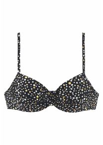 Lascana, Damen Bügel-Top 'Ella', Gold / Schwarz / Weiß