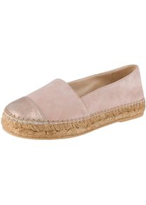 macarena, Damen Espadrilles, Hellbeige / Rosa