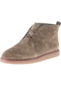 Clarks, Damen Schnürstiefeletten 'Dove Roxana', Greige / Naturweiß