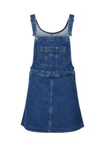 Tommy Jeans, Damen Kleid 'TJW A LINE DUNGAREE DRESS GHMB', Blue Denim