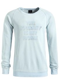 Khujo, Herren Sweatshirt 'WORTH', Rauchblau