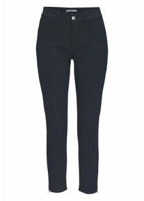 MAC, Damen 7/8-Jeans 'Angela Zip', Marine