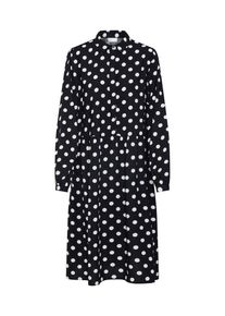 Vila, Damen Kleid 'Vidotla', Schwarz / Weiß
