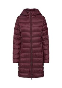 Vila, Damen Mantel 'VIMANYA LIGHT DOWN LONG JACKET/PB', Weinrot