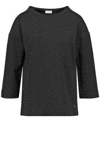 Gerry Weber, Damen Shirt, Schwarz / Silber