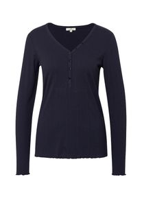 Tom Tailor, Damen Langarmshirt, Nachtblau