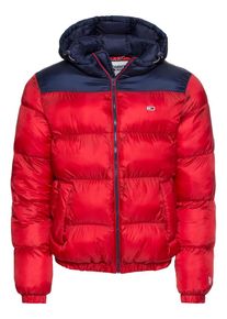 Tommy Jeans, Herren Steppjacke 'TJM TOMMY CLASSICS PUFFA JACKET', Navy / Rot