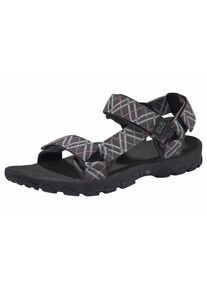 Jack Wolfskin, Damen Outdoorsandale 'Wildwaters Sandal', Grau / Dunkelgrau / Altrosa