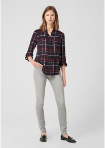 s.Oliver RED LABEL, Damen Longbluse, Rot / Schwarz