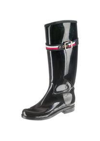 Tommy Hilfiger, Damen Boots, Navy / Rot / Schwarz / Weiß