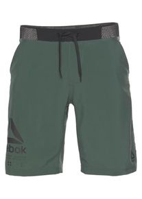 Reebok, Herren Sporthose 'Epic Lightweight', Grau / Grün