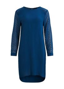 Object, Damen Schlichtes Kleid, Blaumeliert