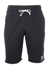Under Armour, Herren Sport-Shorts 'SPORTSTYLE TERRY', Schwarz / Wei&szlig;