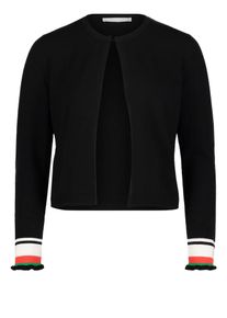 BETTY & CO Betty & Co, Damen Cardigan, Gr&uuml;n / Rot / Schwarz / Wei&szlig;
