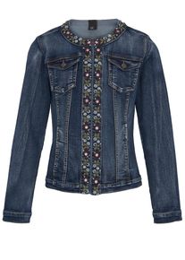 Heine, Damen Jeansjacke mit Schmuckelete, Blue Denim