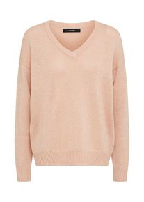 Véro Moda VERO MODA, Damen Pullover 'VMLOLLY LUREX BOO', Rosa