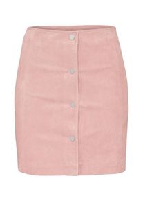 Freaky Nation, Damen Minirock aus Veloursleder 'Twentyone', Rosa