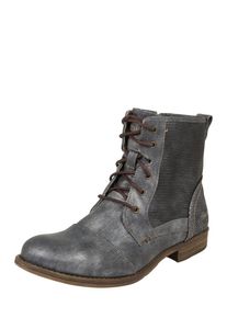 Mustang, Damen Schimmernde Schn&uuml;rboots, Navy