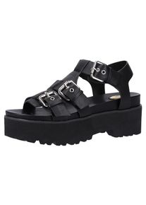 Buffalo, Damen Sandalen, Schwarz