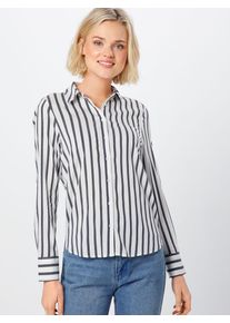 Véro Moda VERO MODA, Damen Bluse 'VMNIKITA LS SHIRT EXP', Schwarz / Weiß