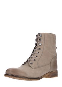 ABOUT YOU, Damen Schnürstiefelette 'Loreena', Greige