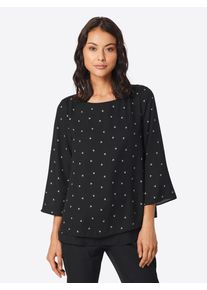Esprit Collection, Damen Bluse, Schwarz / Weiß