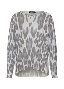 Zwillingsherz, Damen Pullover 'Leo', Grau