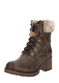 Mustang, Damen Schn&uuml;rstiefelette, Braun