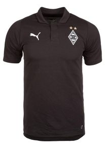 Puma, Herren 'Borussia M&ouml;nchengladbach Casuals' Poloshirt, Schwarz
