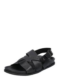 Dockers by Gerli, Herren Sandalette mit gekreuzten Rie, Schwarz