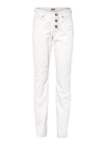 Heine, Damen Boyfriendhose, Weiß