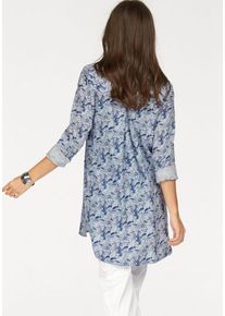 Boysen's BOYSEN'S, Damen Longbluse, Himmelblau