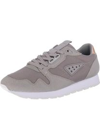 Pier One, Damen Sneakers Low, Grau / Wei&szlig;