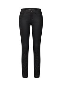 Tom Tailor, Damen Jeans 'coated slim ALEXA', Schwarz