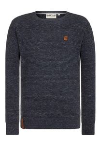 Naketano, Herren Pullover 'Claim of supremacy', Nachtblau