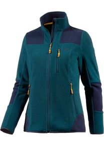 O.C.K. OCK, Damen Fleecejacke, Navy / Gelb / Petrol