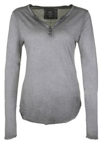 Better Rich, Damen Longsleeve 'Garden bead', Dunkelgrau