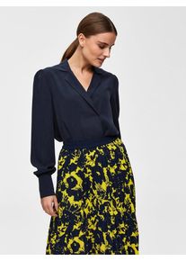 Selected Femme, Damen Blusenbody, Navy